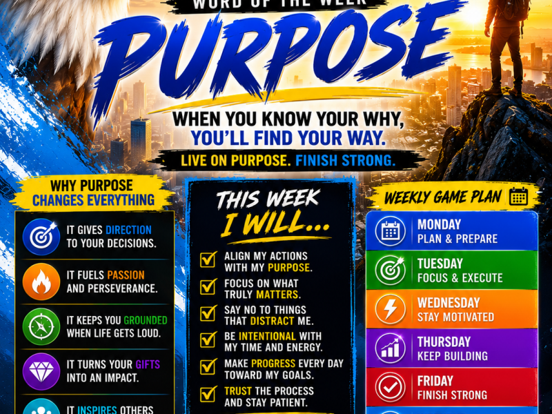 PURPOSE CHANGES EVERYTHING&nbsp;🔥